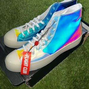 Converse Chuck 70 Hi (White/Iridescent/White new with box